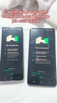 passar todo conteúdo do seu whatsapp pra outro celular!!!