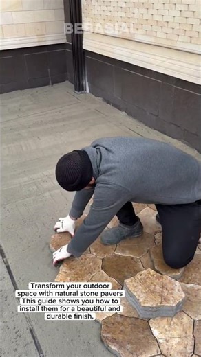 Installing Natural Stone Pavers