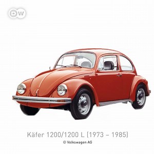 The VW Beetle is one of the best-selling cars in the world, although - or precisely because - its design has hardly changed for almost 70 years. We show the development from the first model from Nazi times to the last Beetle, which came off the production line in 2003. | DW Euromaxx