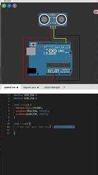 【沉浸式 Coding】Arduino Uno | HC-SR04 | 沉浸式 coding | 無廢話 #arduino #code #mcu #ultrasonicsensor #sensor