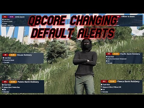 QBCore - Ps-Dispatch Replacing Default Alerts | FiveM Tutorial 2023