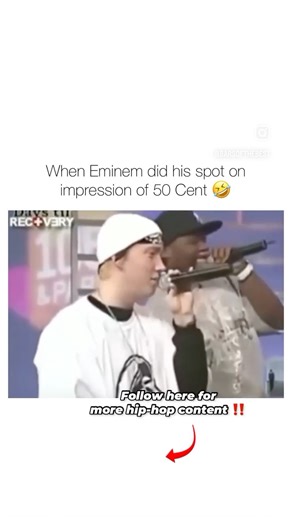 2.2M views · 15K reactions | Eminem's 50 Cent impression  | Hip Hop Hero | Facebook