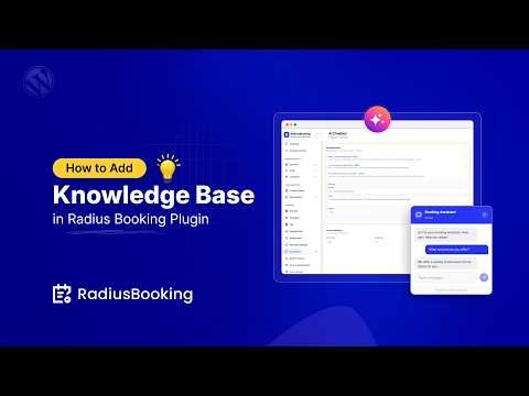 How to Add AI Knowledge Base for RadiusBooking Plugin