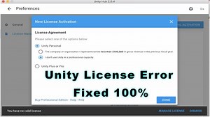 Unity License Error 100% Fixed - Unity invalid License error Fixed 100% [ NEW 2021 ]