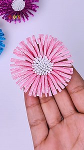 219K views · 4.4K reactions | Simple Foam Sheet Flower MakingFun and Easy DIY Craft Tutorial #shorts #flowers #craft #decor #diy #handmade #homedecor #satisfyingvideos | Colors Paper | Facebook