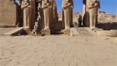 Ramesseum - the memorial temple of Pharaoh Ramses II XIII century BC...