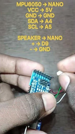 Arduino Guitar 🎸 using MPU6050 Nano made a Guitar using Arduino 😱Gesture Music with Arduino Nano 🎶