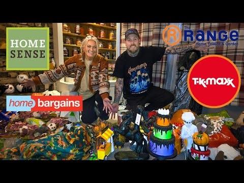 2025 Halloween Shopping Haul TK Maxx Homesense Home Bargains and The Range