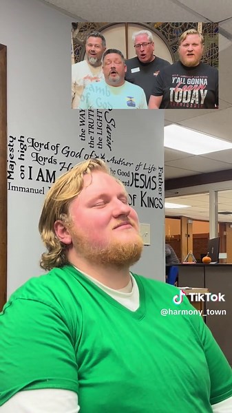 Best interview question, at least for a guy who sings barbershop. #easy #harmony #ohyeah