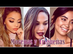 Colores que FAVORECEN a pieles TRIGUEÑAS y MORENAS ♥️👩🏽l Labios, Sombras y Rubor 😉