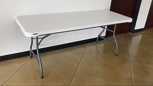 Watch The BEST stackable folding 6 ft table on Amazon Live