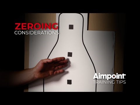 Aimpoint Training Tip: Zeroing Considerations