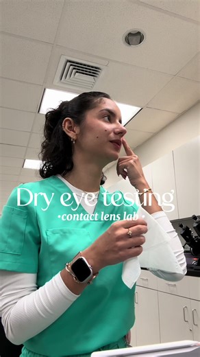 Dry eye routine coming soon bc as you can see I desperately need one 🥹🥹 Not shown - lid margin debridment and punctal plug insertion -overall it was a fun lab 😄 #optometrystudent #clinc #optometry #dryeyes #dryness