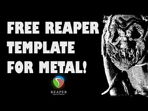 FREE Reaper Template For METAL!! Free and Stock Plugins - Simple Easy mix monster drums emissary bod