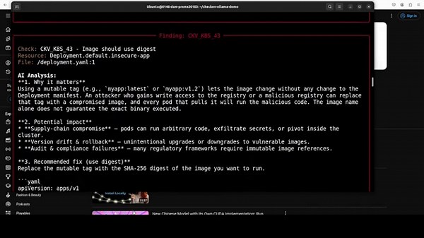 Run Checkov with Ollama - Infrastructure Meets AI