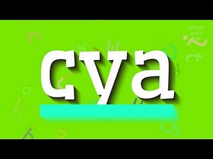 CYA - How to say Cya?