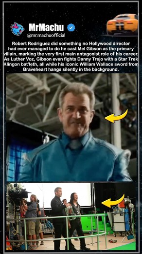 When filming Machete Kills(2013), Mel Gibson Did Something He Never Had Before !