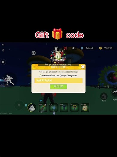 Gift 🎁 code ||FREE GARDEN FREE FIRE|| #craftylands#trending #shorts #freefire #Giftcode