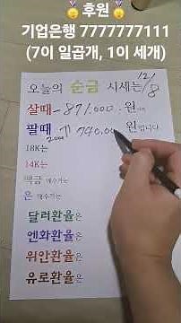 2025년12월8일 금값 순금 18k 14k 한돈 1돈 가격 얼마 시세 백금 은 엔화 유로 환율 달러 위안