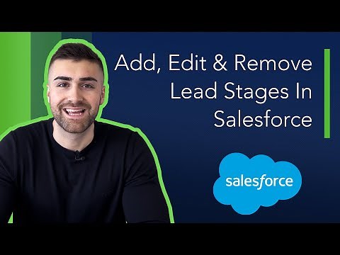 Add, Edit & Remove Lead Stages In Salesforce