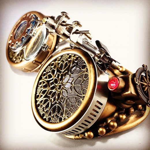 Handmade Steampunk Goggles: Victorian Aviator Rave Costume Accessory - Etsy