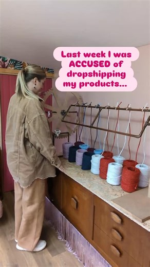 Last week I was WRONGLY accused of drop shipping my products 🙈🫣🤣 Drop shipping?! Babe… it’s just me over here 😂🙋🏼‍♀️ I hand spool. I hand pack. I package. I post. Every. Single. Kit. One pair of hands. One small business. A lot of love 💕 This is my full-time juggling act! I genuinely LOVE what I do. And I think it shows 🫶 No warehouses.No third parties.No drop shipping. Just me!!!! 💛 #SmallBusinessOwner #HandmadeWithLove #SupportSmall #WomenInBusiness #MadeByMe | Rocky's Pet Products
