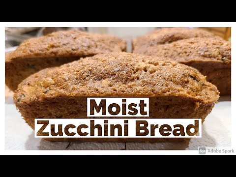 Moist Delicious Homemade ZUCCHINI BREAD RECIPE | How to make Zucchini Bread