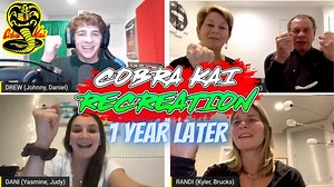 Cobra Kai Episode 1 Re-creation Panel w/the Cast! (1 Year Anniversary Special)