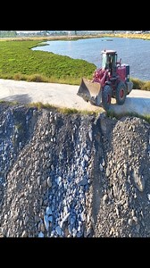 41K views · 347 reactions | EP05!New project for pouring rocks into large lakes in a short time, using experienced driving teams | Lewis Mcinally | Facebook