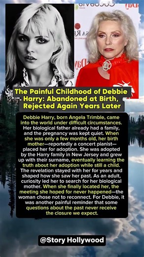 The Painful Childhood of Debbie Harry: Abandoned at Birth, Rejected Again Years Later. #shorts