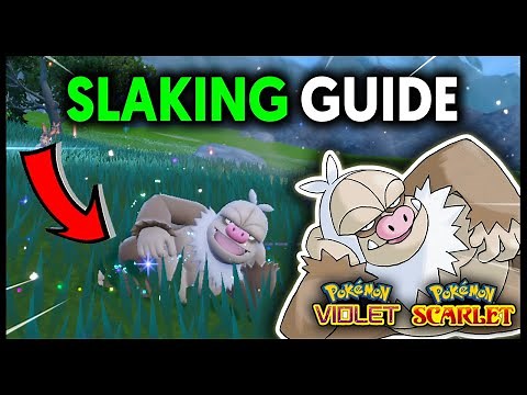 HOW TO GET SLAKING ON POKEMON SCARLET AND VIOLET