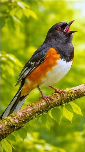 "Drink Your Tea!" 🍵 The Iconic Call of the Eastern Towhee!