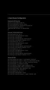 139K views · 2K reactions | Basics CCNA Network commands for Routers. #Networking #CCNA #TechEducation #router #ComputerNetworking, #NetworkEngineer #networkingwithisrar | Networking with Israr | Facebook