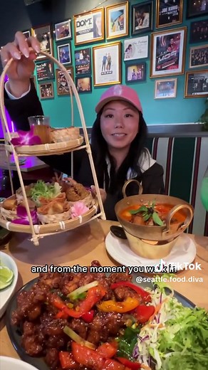 🌸😍 This is one of the most beautiful and fun Thai restaurants in Seattle! From the moment you walk into @SabbVerr Thai Bar&Grill you’ll be wow’ed by their eye catching interior, fun and cute drinks and amazing food! They offer a wide variety on their menu along with new items regularly. On this last visit we tried their SabbVerr set that had a nice offering of flavors with the Thai sausages and wings being our fav 😋 it’s available daily until 6pm. We also tried the shrimp paste fried rice tha