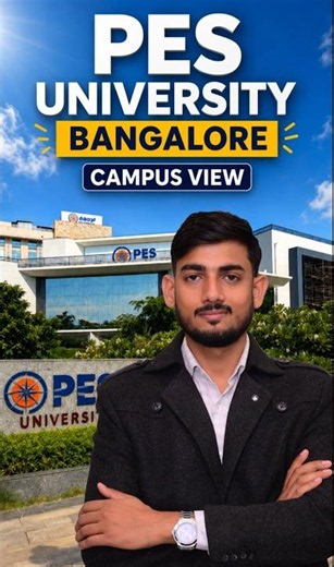 PES University Bangalore Campus Tour 🔥 | Inside One of India’s Top Engineering Colleges #Shorts