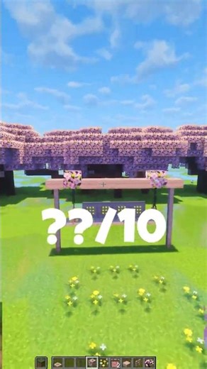 Cherry Swing In Minecraft #shorts