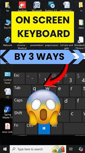 On-Screen Keyboard Not Opening? Fix It Fast! #shorts