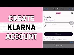 How to Create a Klarna Account