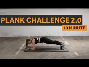 PLANK CHALLENGE | 10 MIN Workout at home (no equipment) | strengthen your core | #054