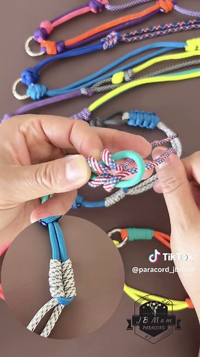 スマホショルダーを作る時に便利なコードの繋げ方5選 #paracord #スマホショルダー #handwork #パラコード