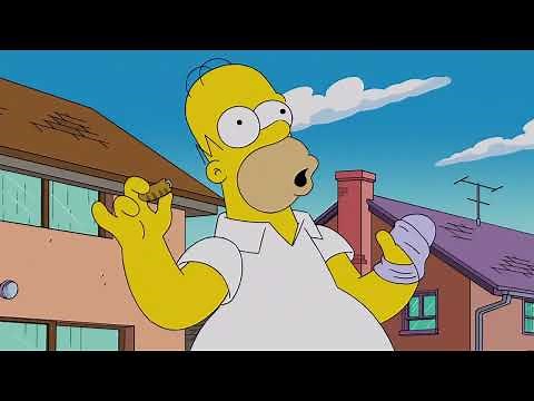 Homero se come a si mismo - Los Simpson Noche de Brujas