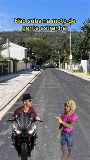 DON'T GET ON A STRANGER'S MOTORBIKE