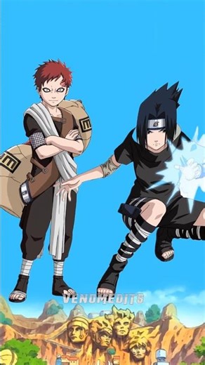 Sasuke 🆚 Gaara | Who is strongest #naruto