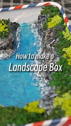 How to Make a Miniature Landscape Box Tutorial