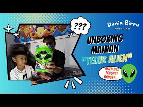 Unboxing Egg Alien Slime Super Lengket! Ada Monster Kecil 👾