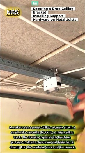 How to Install a Drop Ceiling Bracket on Metal Joists