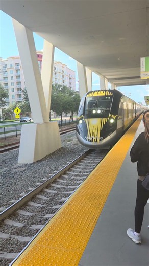 Brightline. The deadliest train in America. #train #travel #florida