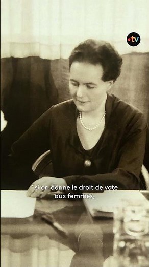 80 ans du droit de vote des femmes : Louise Weiss, pionnière du #féminisme et de l'Europe ✊
