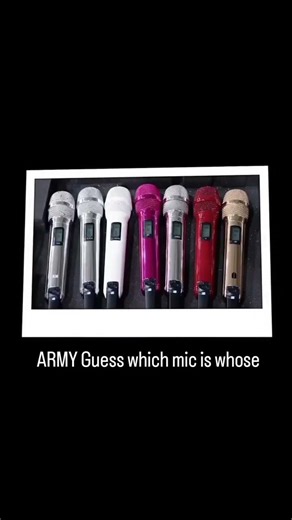 ​BTS Microphone Quiz 2026: Can You Guess Which Mic Belongs to Which Member? 🎤💜 #btslive #btsconcert