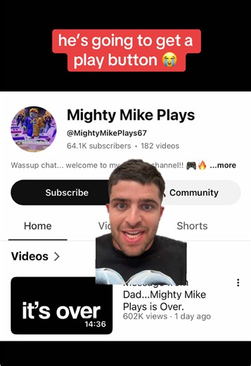 How many views does he need to pay off his debt? #hoopervalley #h00pify #mightymikeplays #mikeplays #playbutton
